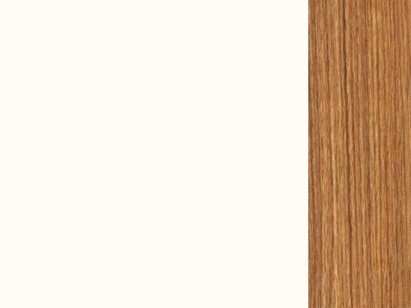 Phillips Design Glacier White + Teak