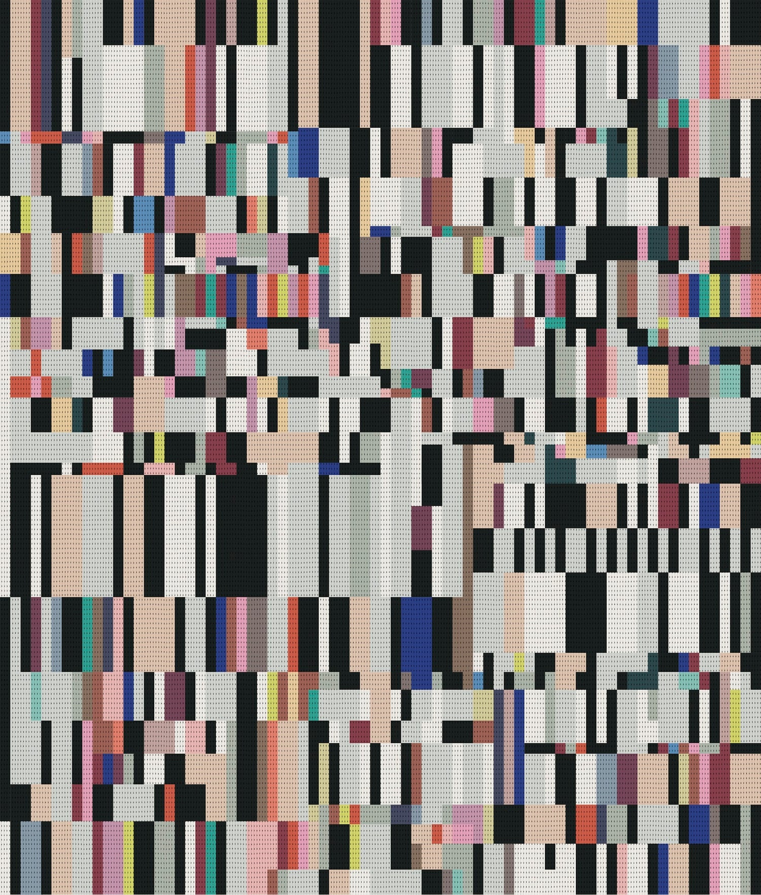 Designtex Pixel 3826-901 Color Bar, Large