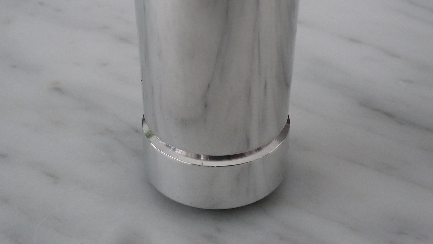 Sorbothane Pad Foot on Polished Aluminum Support Leg