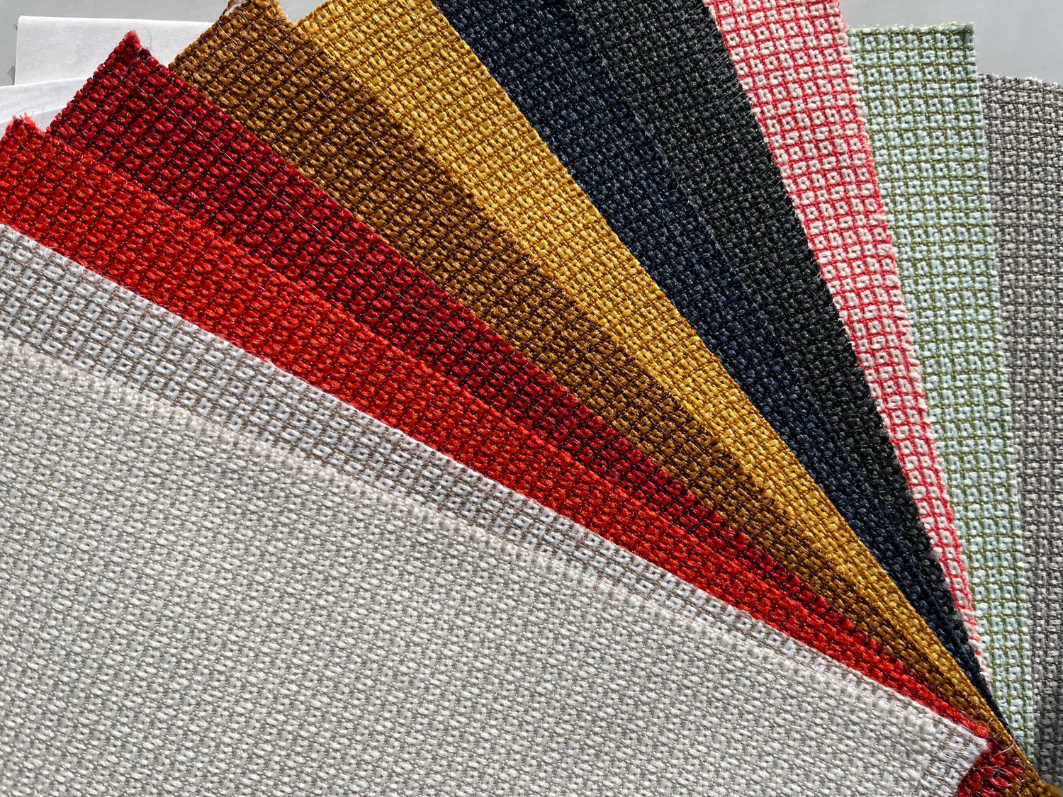 Phillips Design Oh Fabric - Maharam Metric collage