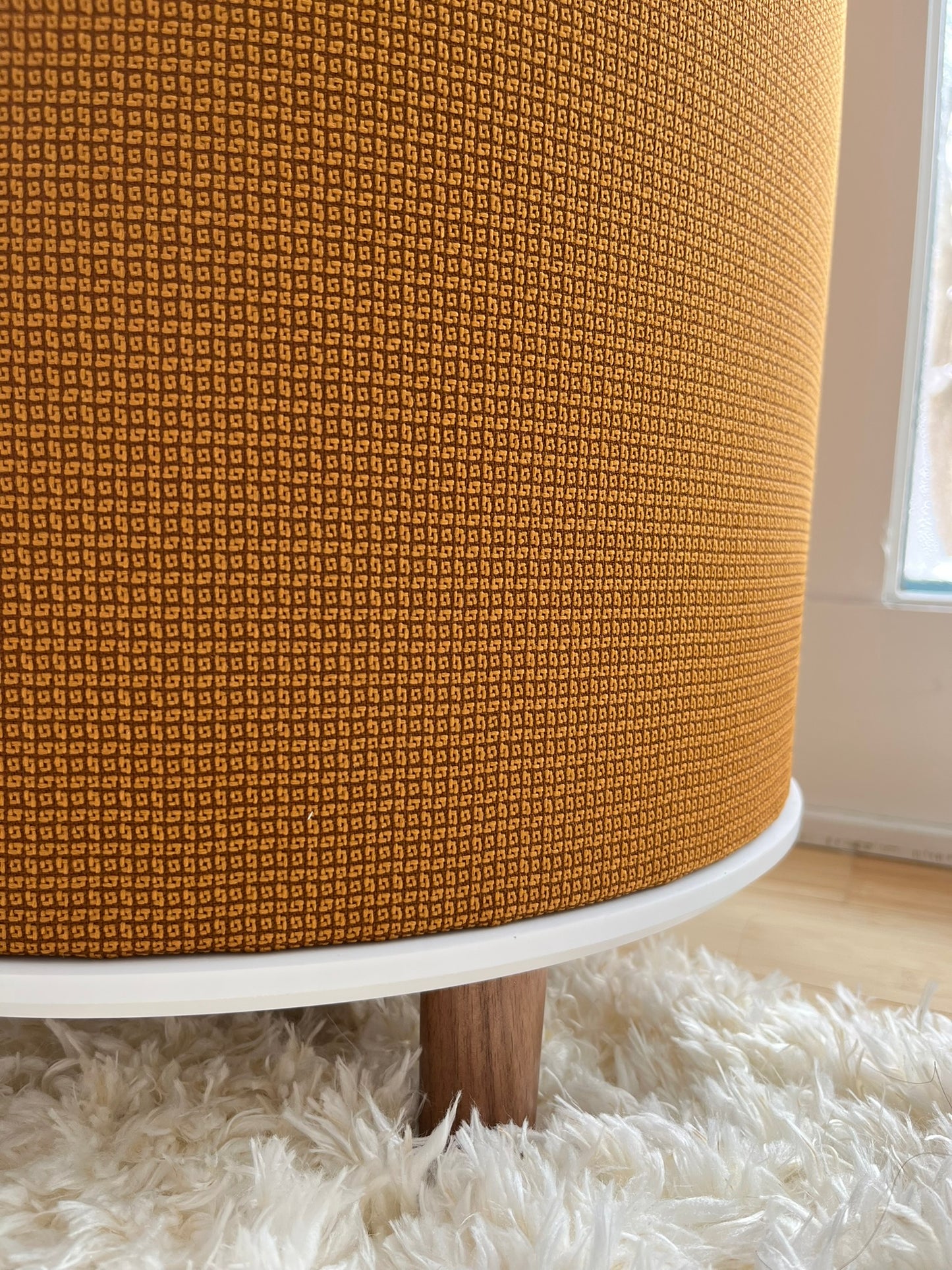 Phillips Design customizable speakers in Maharam Metric Caramel